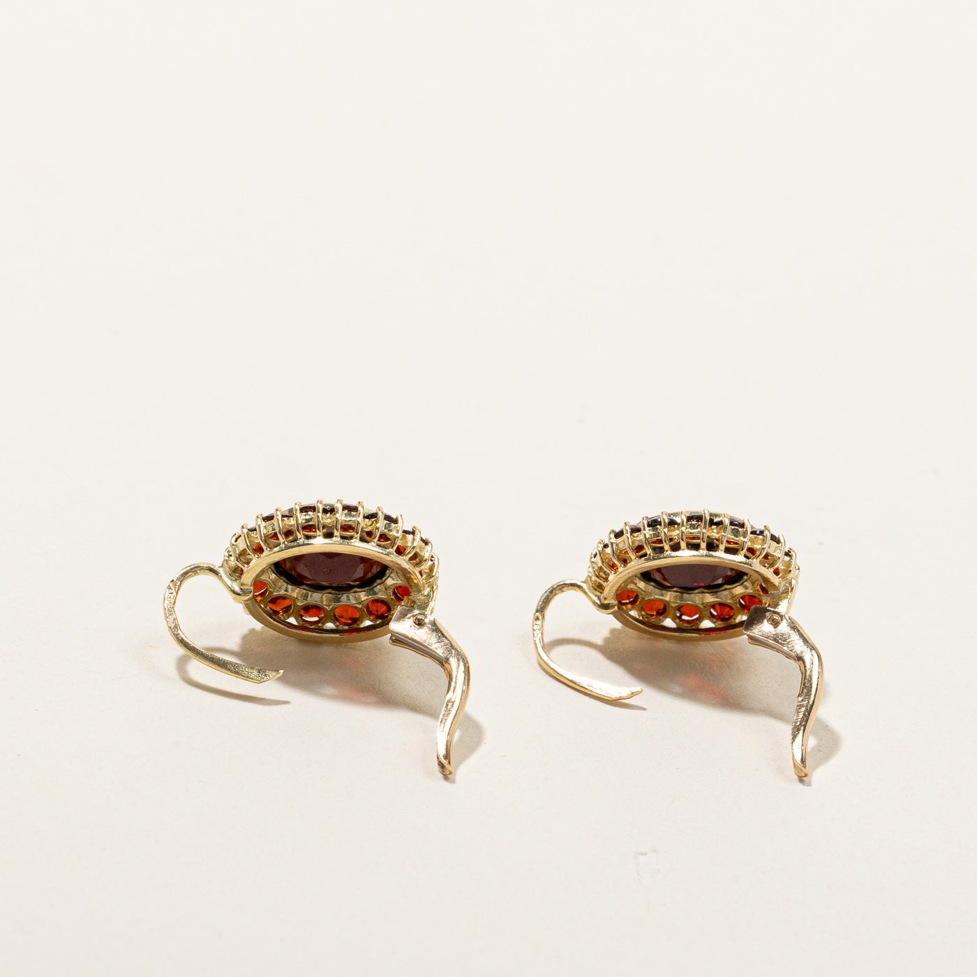 Bezel Set Garnet Earrings | 8.00ctw |