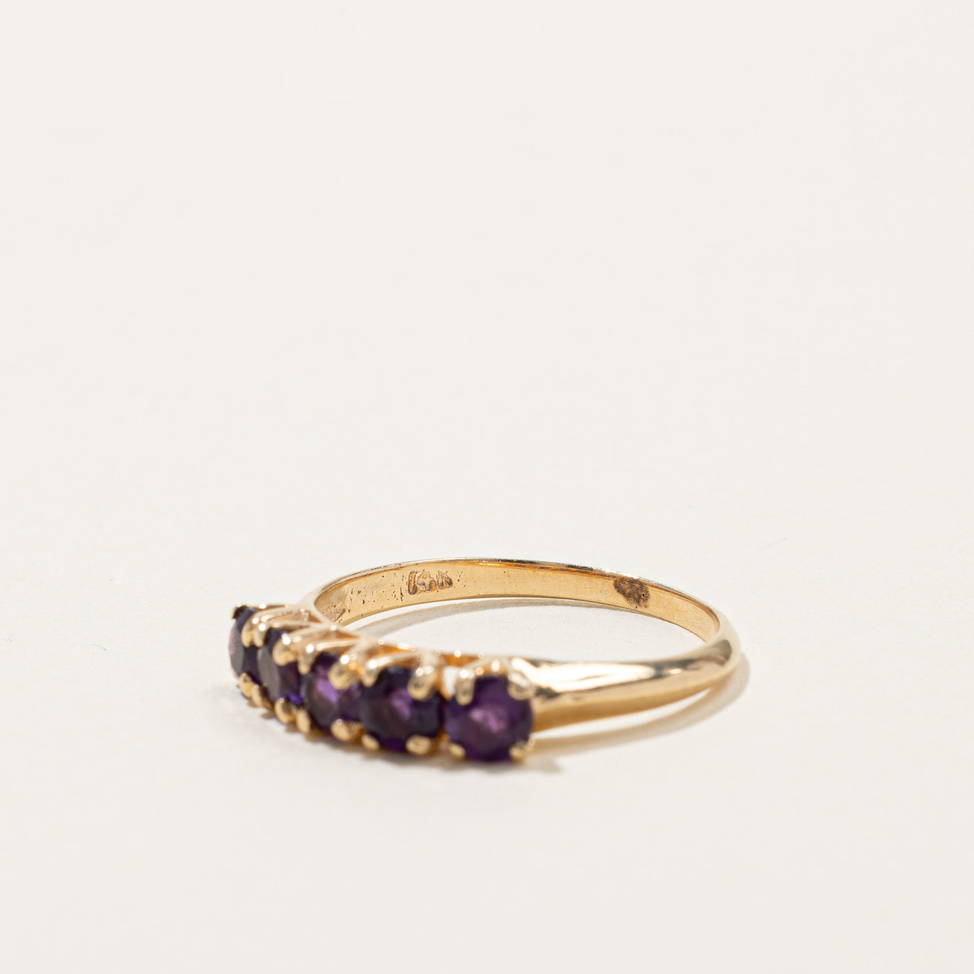 Amethyst Gold Ring | 0.60ctw | SZ 6 |