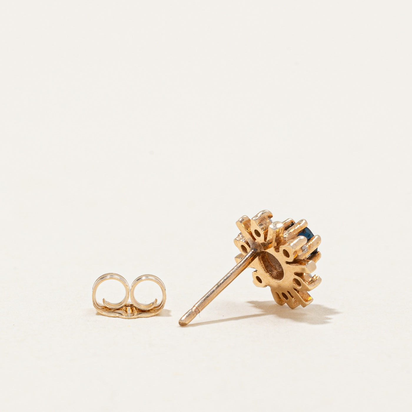 Sapphire & Diamond Earrings | 0.26ctw, 0.10ctw |