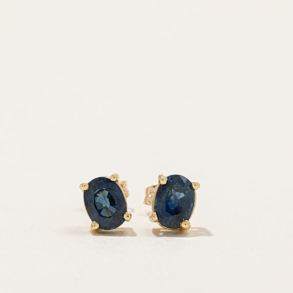 Sapphire Stud Earrings | 2.00ctw |