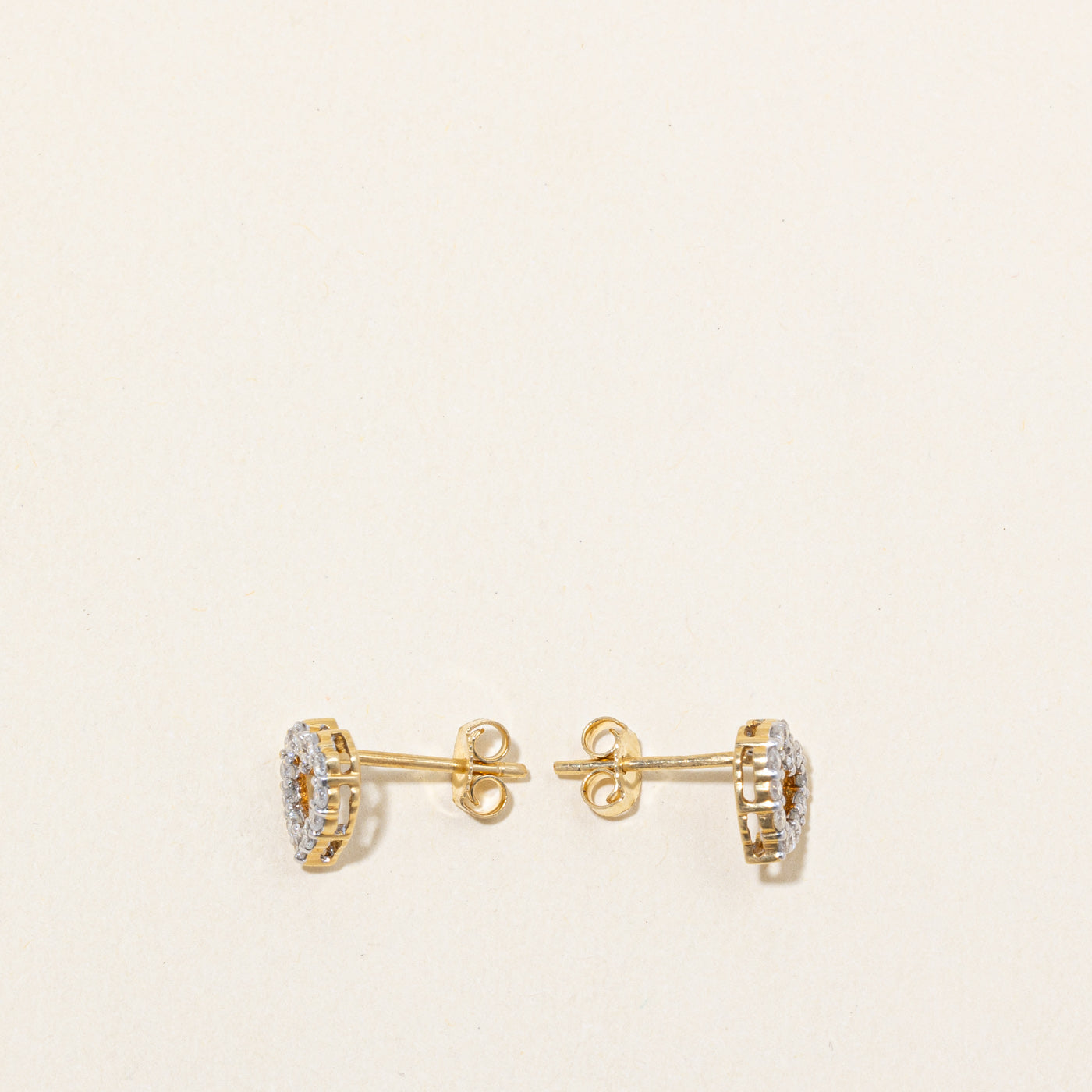 Diamond Heart Earrings | 0.33ctw |