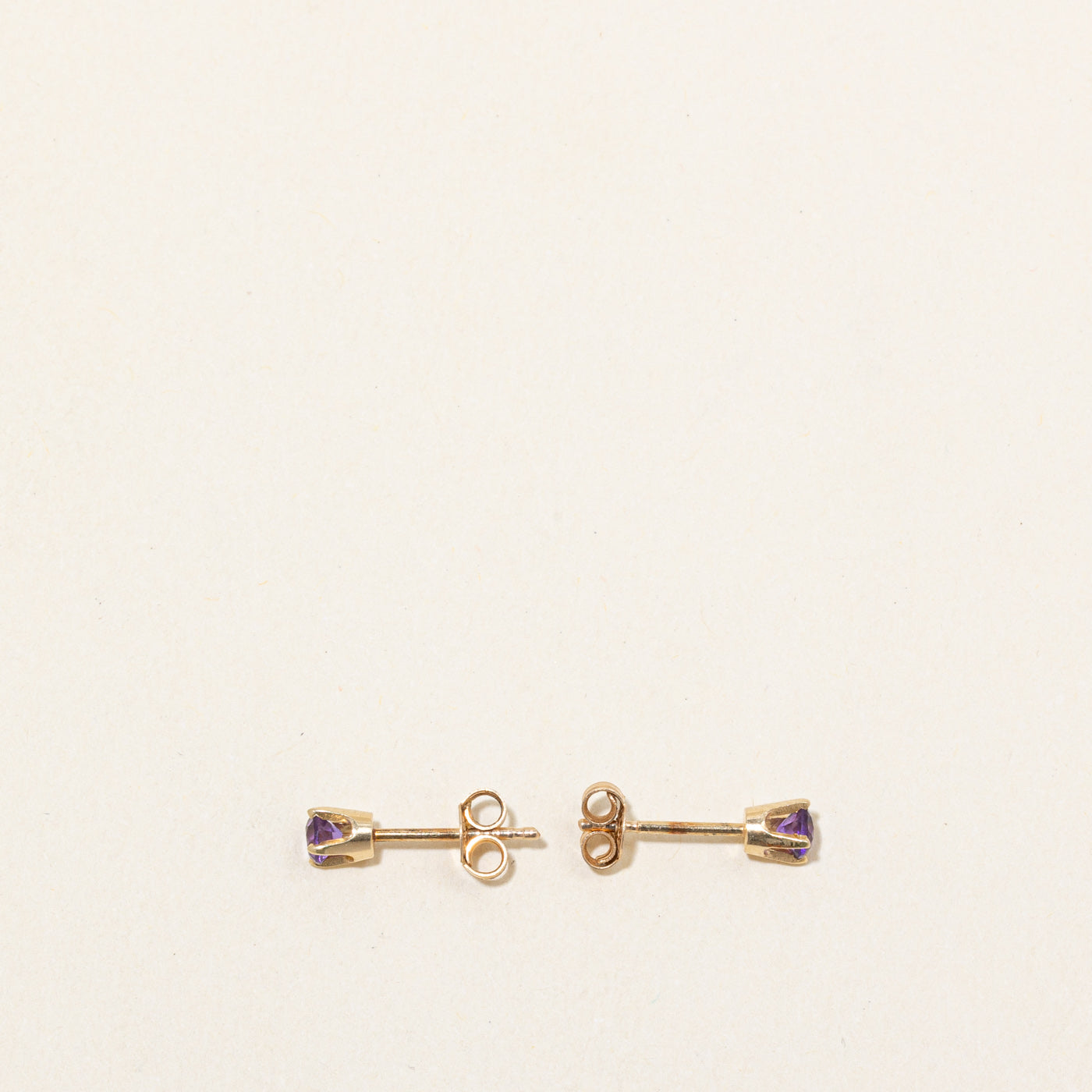 Amethyst Stud Earrings | 0.18ctw |