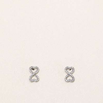 Diamond Heart Earrings | 0.12ctw |