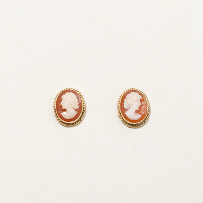 Cameo Shell Earrings | 3.00ctw |