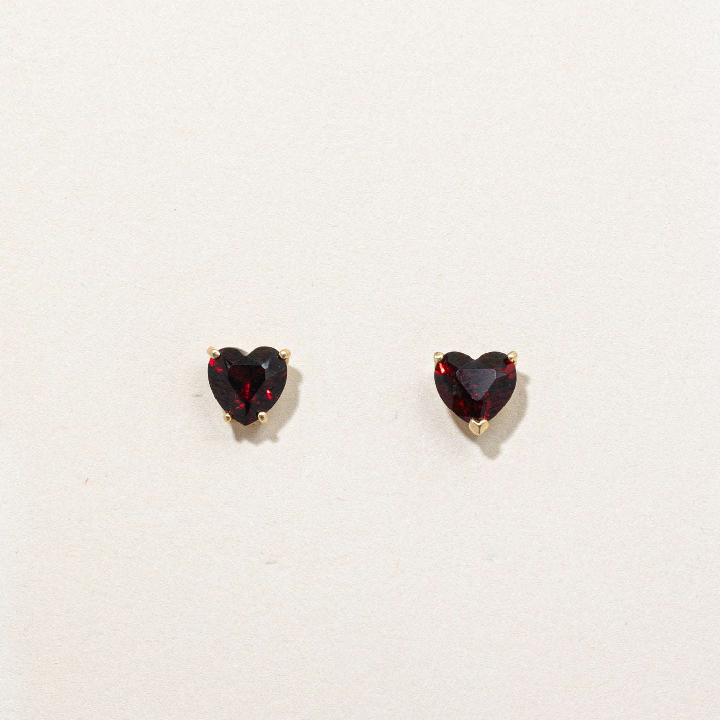 Garnet Heart Earrings | 2.00ctw |