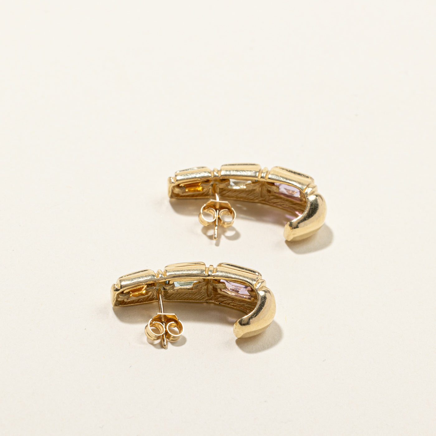 Multi Gemstones Dangle Earrings | 2.40ctw |