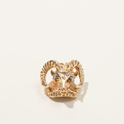 Diamond Ram Pendant | 0.09ctw |