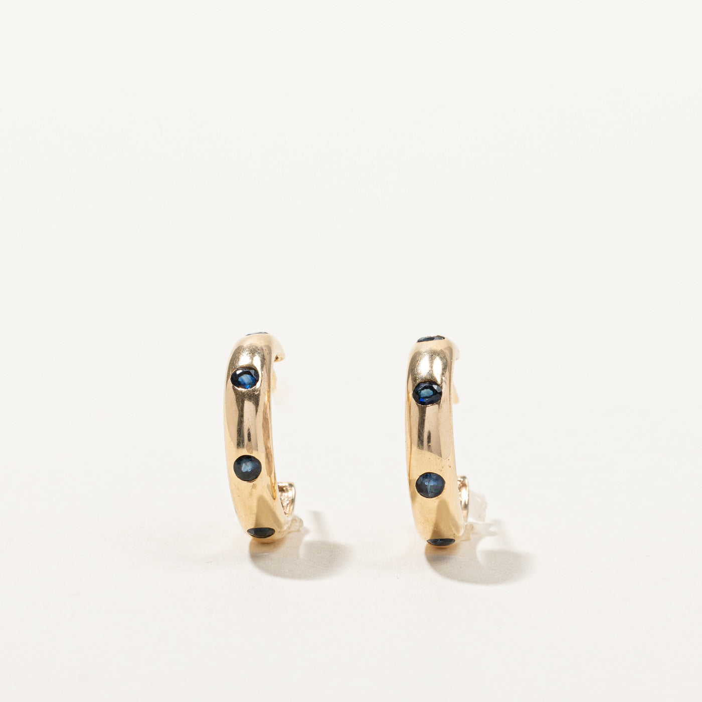 Sapphire Hoop Earrings | 0.18ctw |
