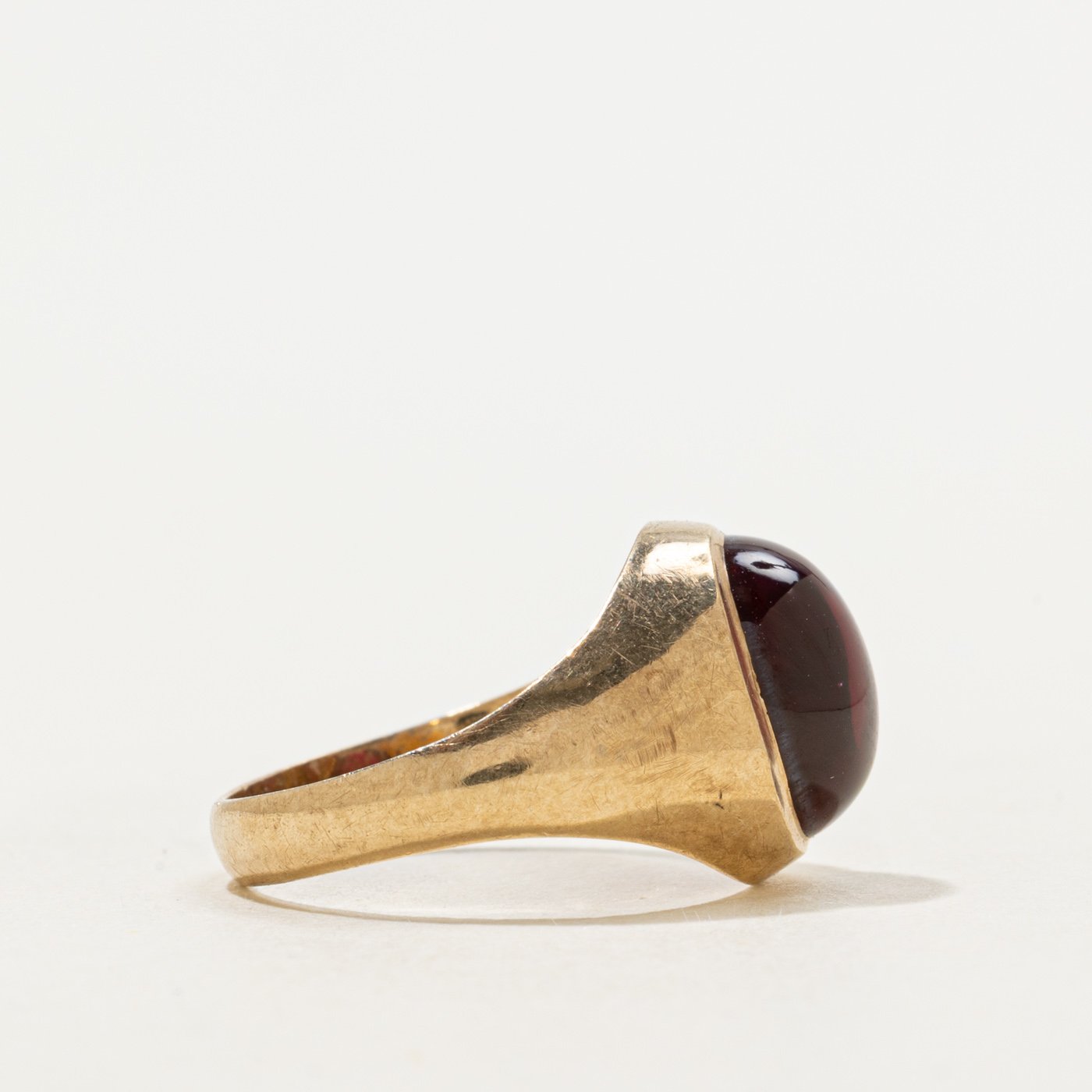 1970s 9K Ring with Synthetic Ruby