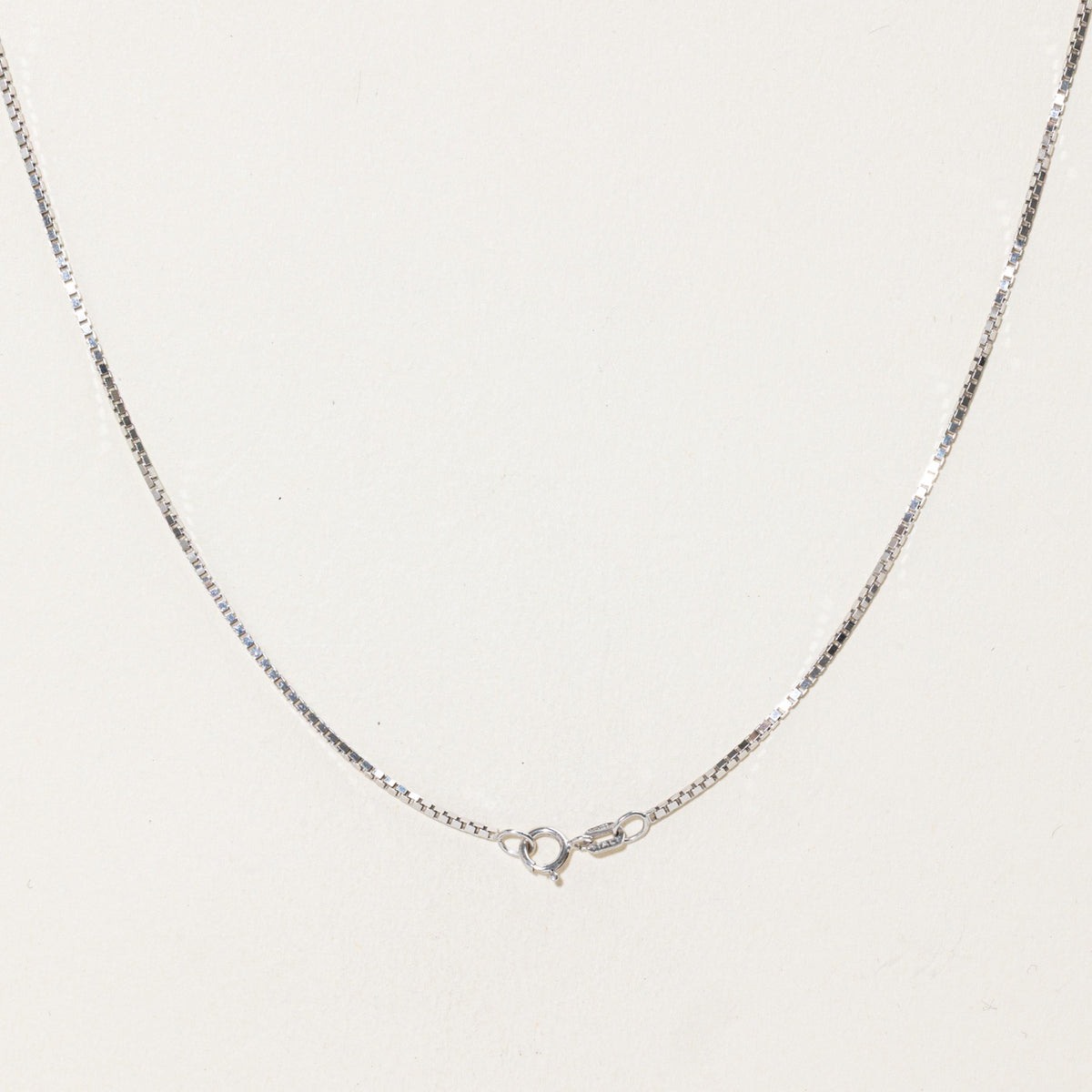 London Flush Set Diamond Bar Pendant Necklace | 19"