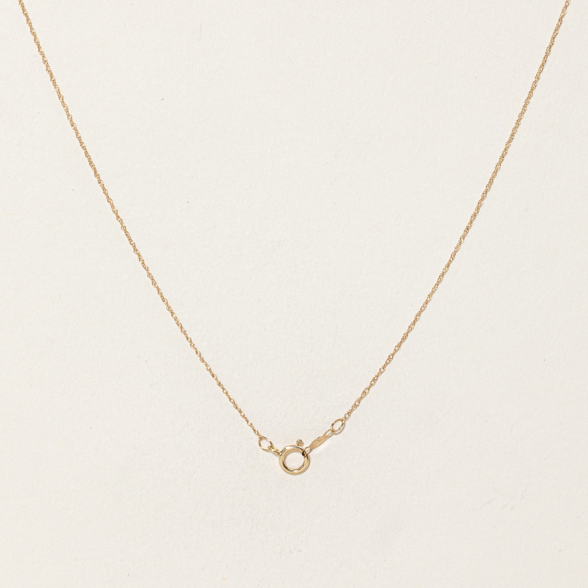 10k Pave Set Diamond Cluster Pendant Necklace | 18"