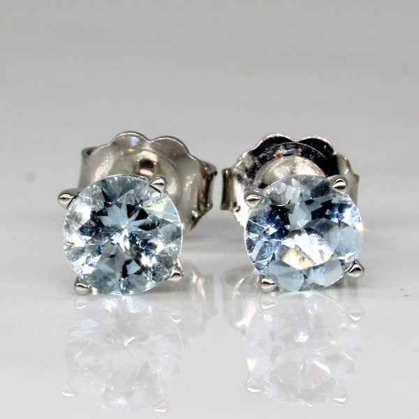 'Effy' Aquamarine 14k White Gold Stud Earrings | 1.00ctw |