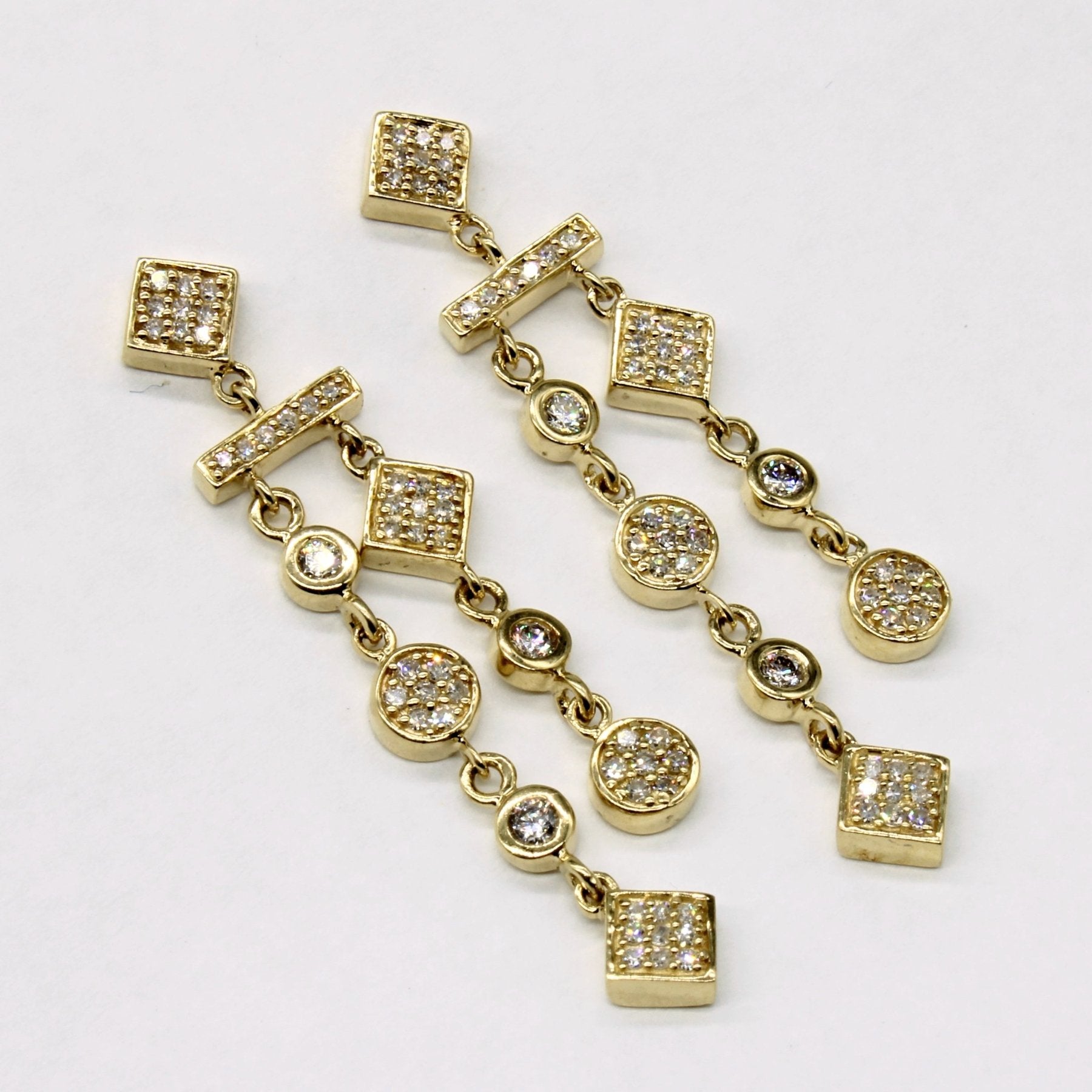 'Effy' Diamond Drop Earrings | 0.75ctw | - 100 Ways