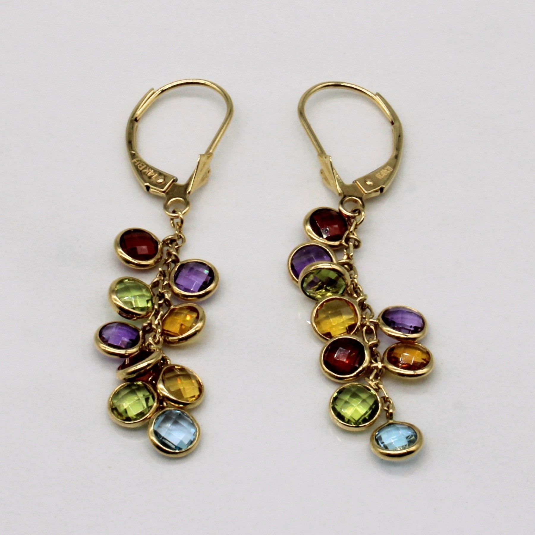 'Effy' Multi Gem Drop Earrings | 4.00ctw | - 100 Ways