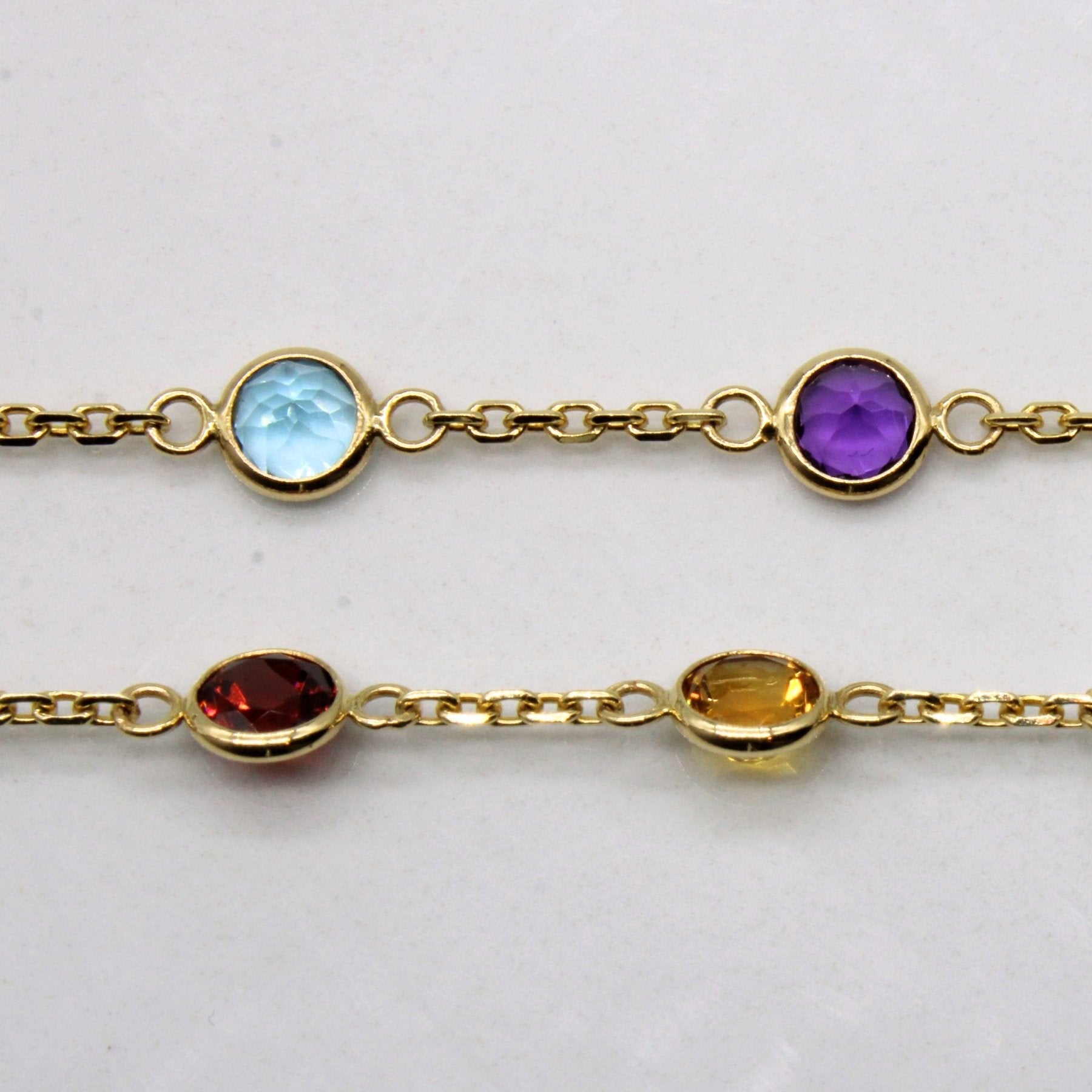 'Effy' Multi Gem Necklace | 9.00ctw | 18" | - 100 Ways