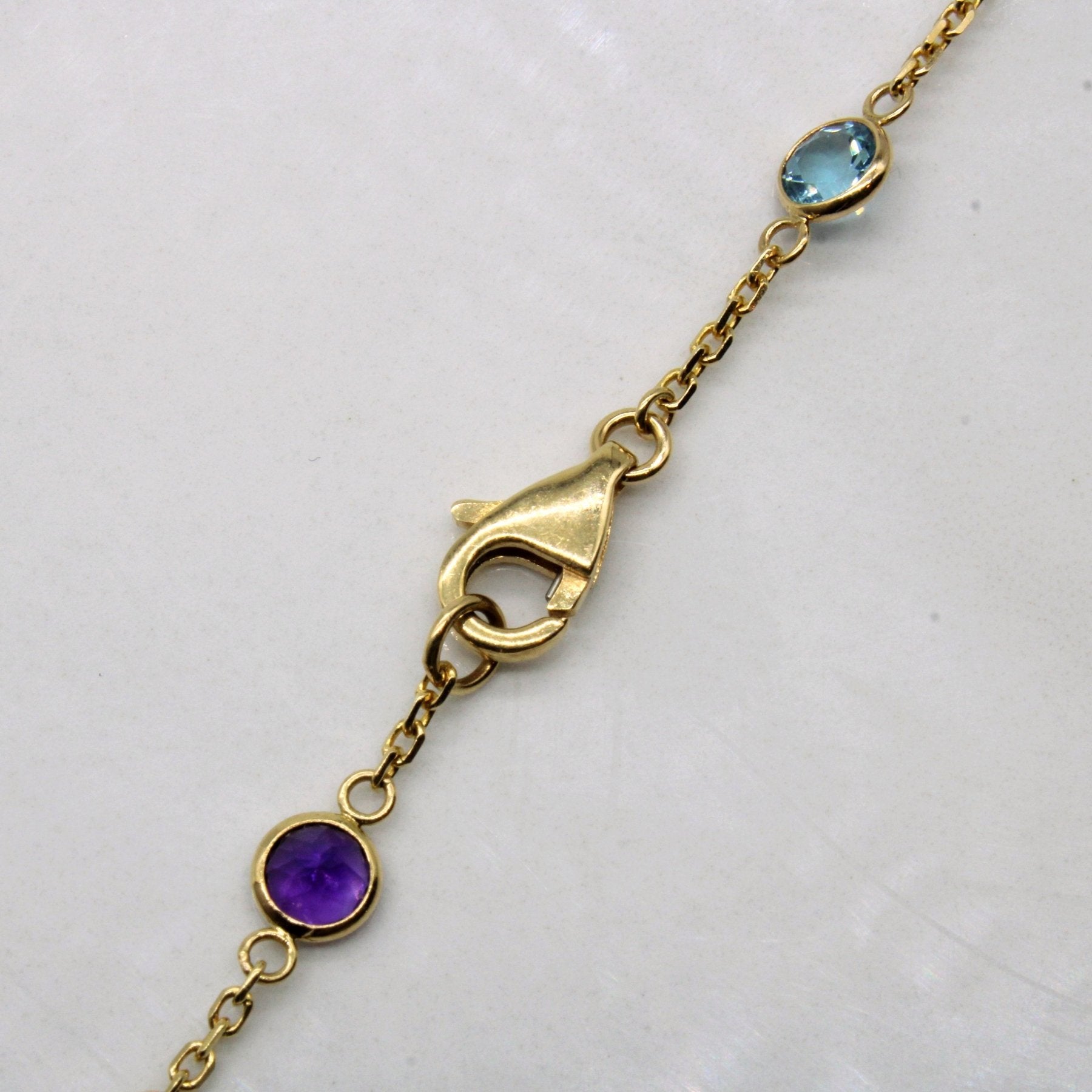 'Effy' Multi Gem Necklace | 9.00ctw | 18