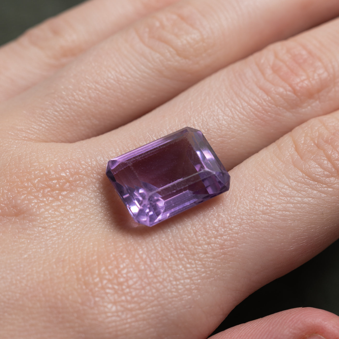 Loose Emerald Cut Amethyst | 16.12ct