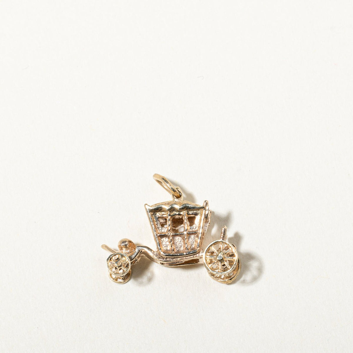 1977 London Yellow Gold Carriage Charm