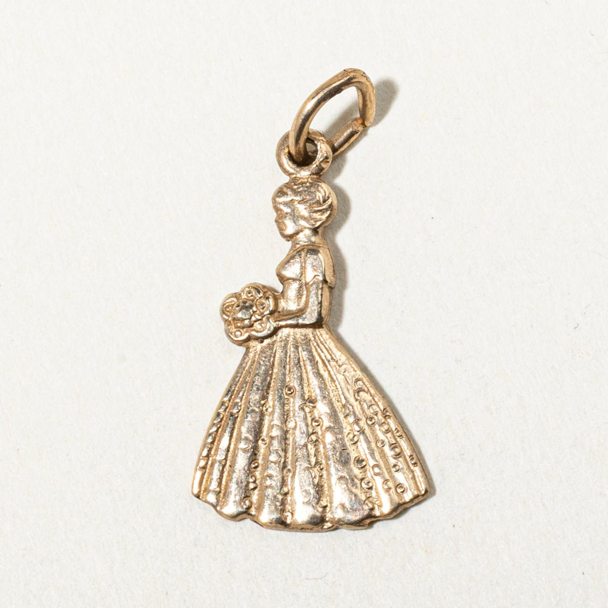 10k Yellow Gold Bride Charm