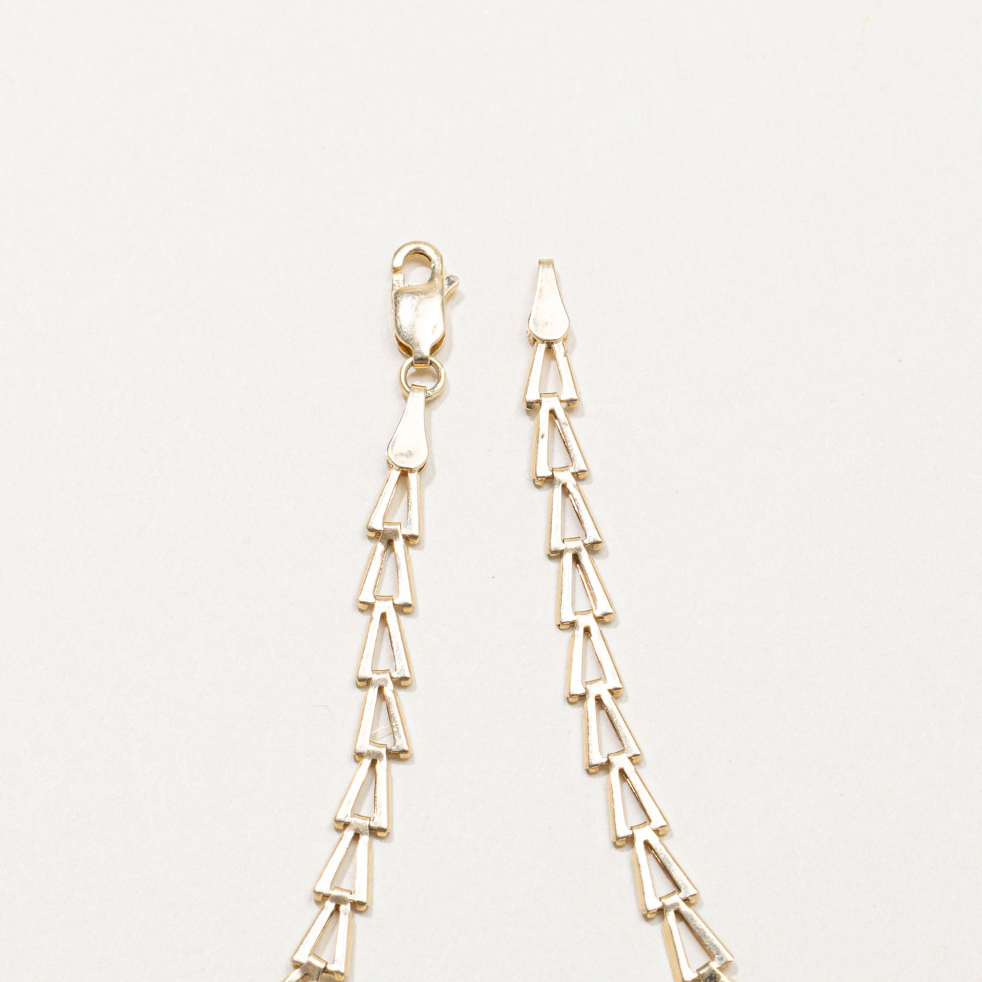 Sapphire & Diamond Geometric Bracelet | 1.00ctw, 0.02ctw | 8.5"