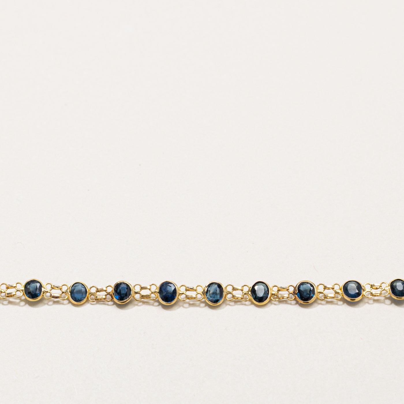 Bracelet serti de saphirs | 1,4 ct | 15 cm