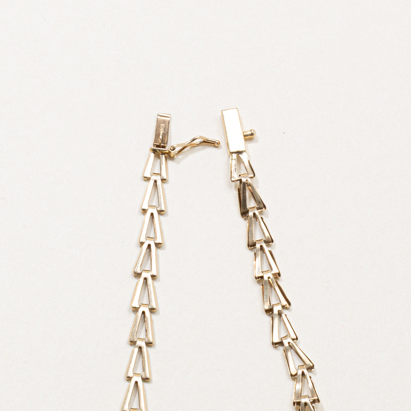 Five Stone Opal & Diamond Geometric Bracelet | 7.5"