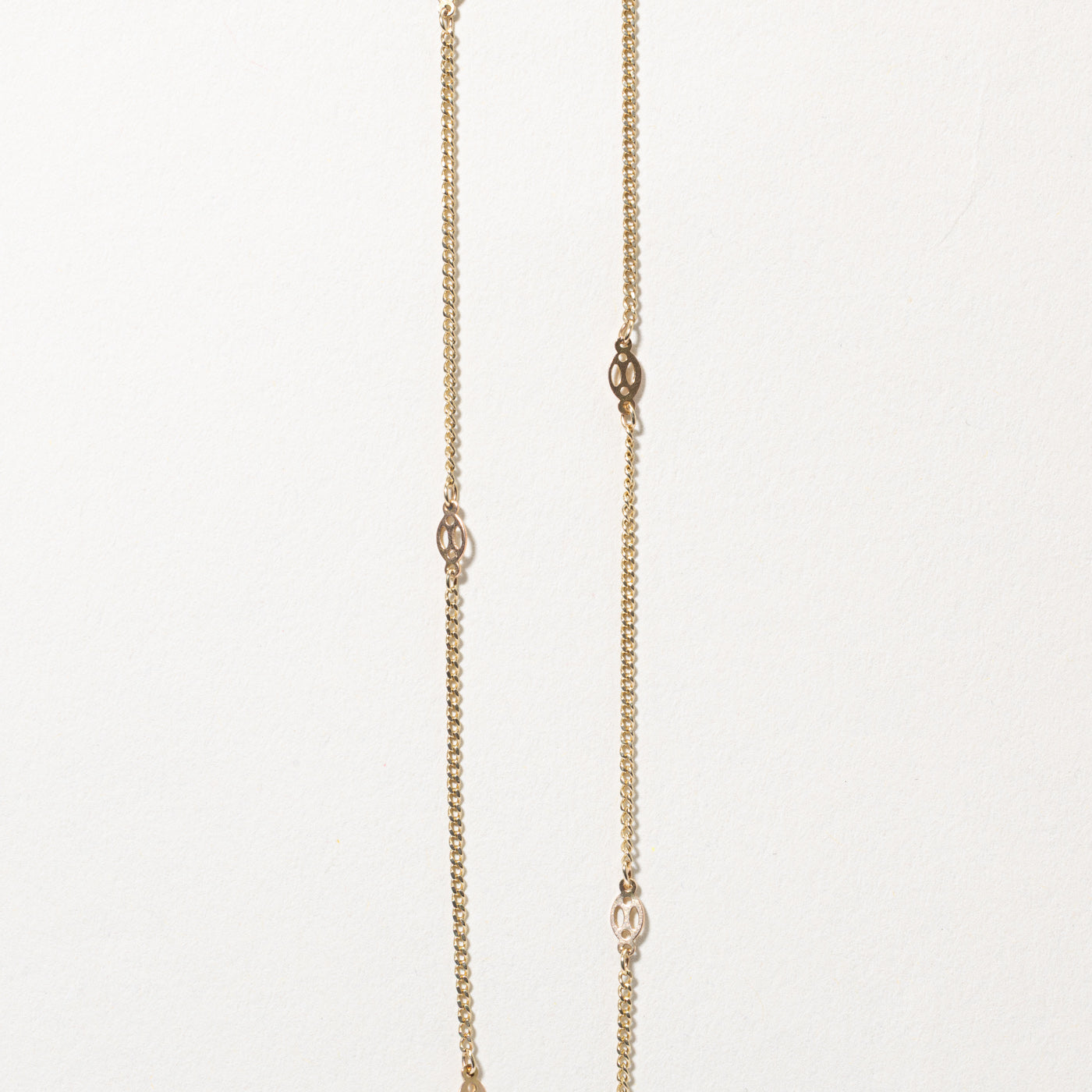 Vintage Italian Gold Satellite Chain Necklace | 21"