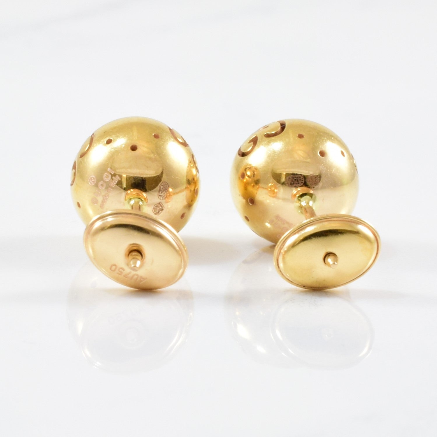 'Gucci' Icon Bold Boule Stud Earrings - 100 Ways