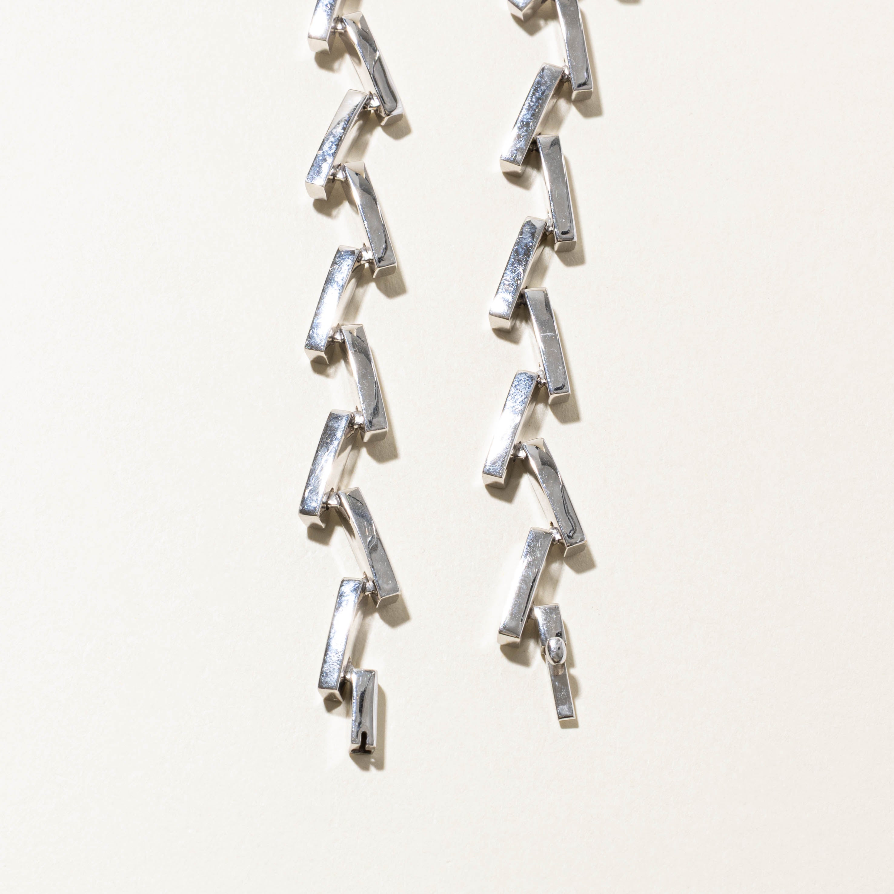 Italian Diamond Bar Abstract Necklace | 0.92ctw | 14.5"