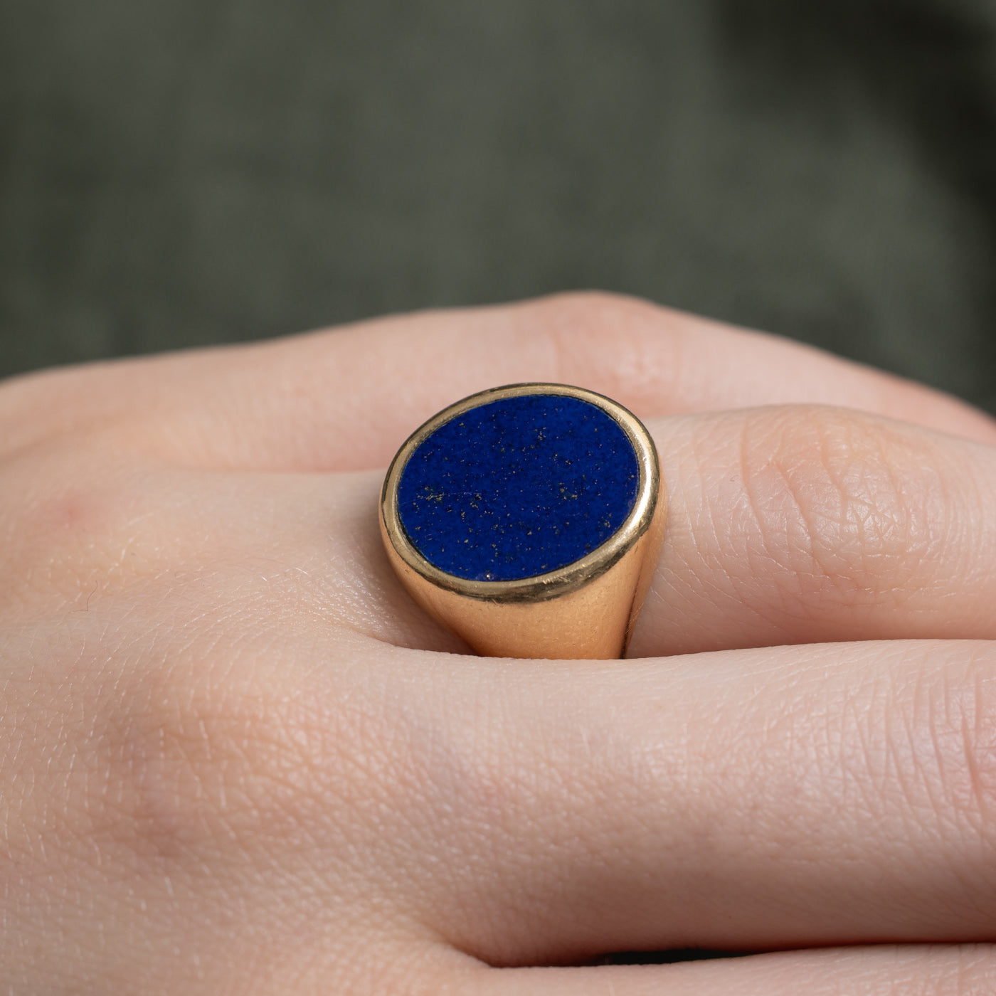 Lapis Lazuli Signet Ring | 2.53ct | SZ 5.5