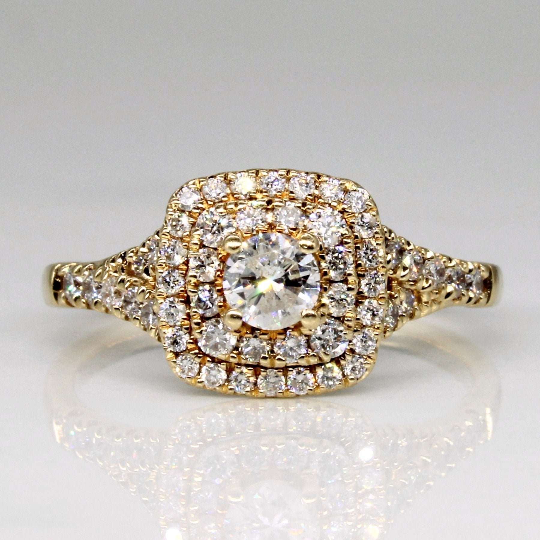 'Michael Hill' Diamond Engagement Ring | 0.92ctw | SZ 8.75 | - 100 Ways