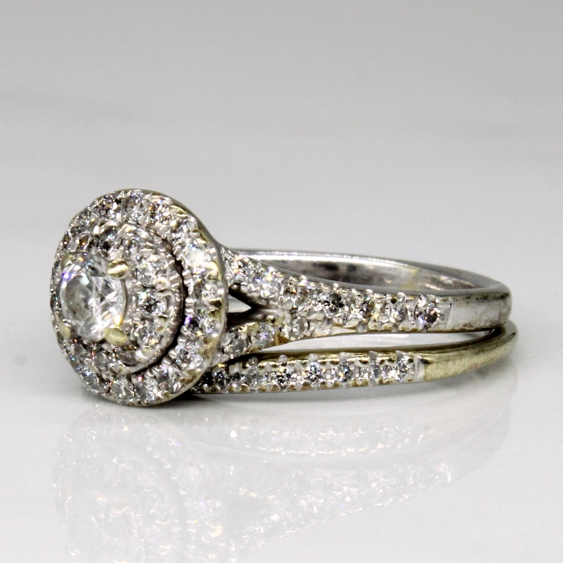 'Michael Hill' Diamond Wedding Ring Set | 0.60ctw | SZ 3.75 | - 100 Ways