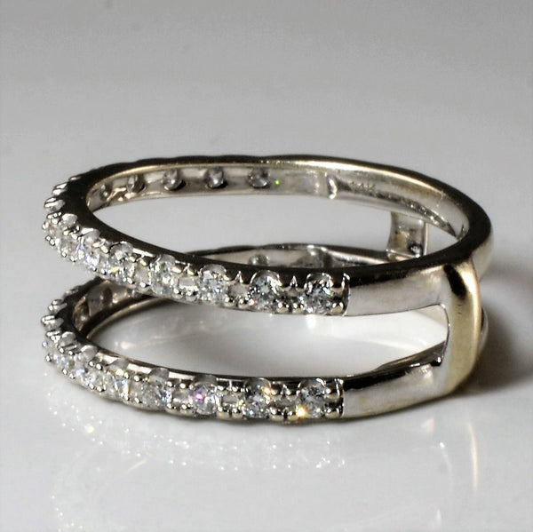 'Michael Hill' Pave Diamond Ring Enhancer | 0.50ctw | SZ 7.25 |