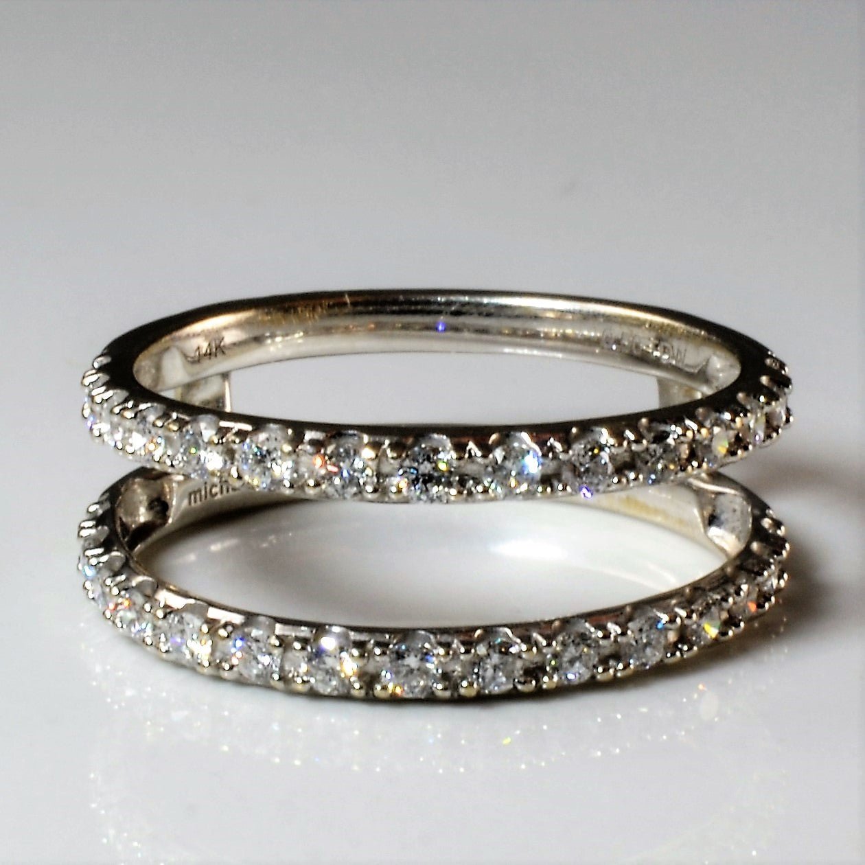 'Michael Hill' Pave Diamond Ring Enhancer | 0.50ctw | SZ 7.25 | - 100 Ways