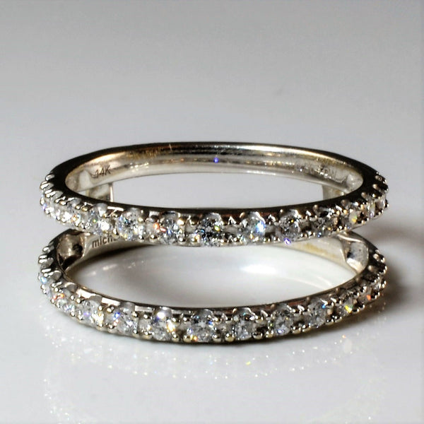 'Michael Hill' Pave Diamond Ring Enhancer | 0.50ctw | SZ 7.25 |
