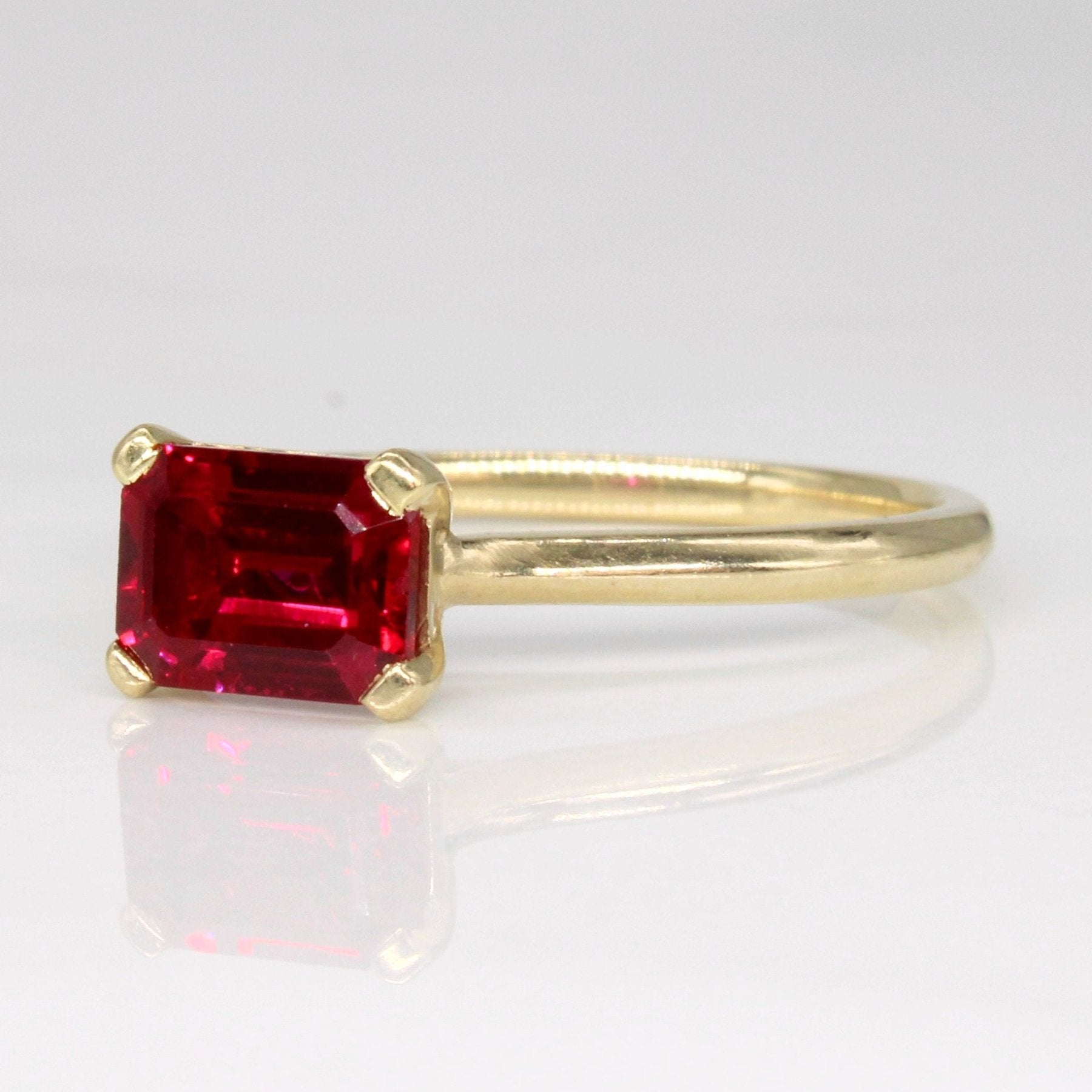 'Michael Hill' Synthetic Ruby Ring | 2.00ct | SZ 9.75 | - 100 Ways