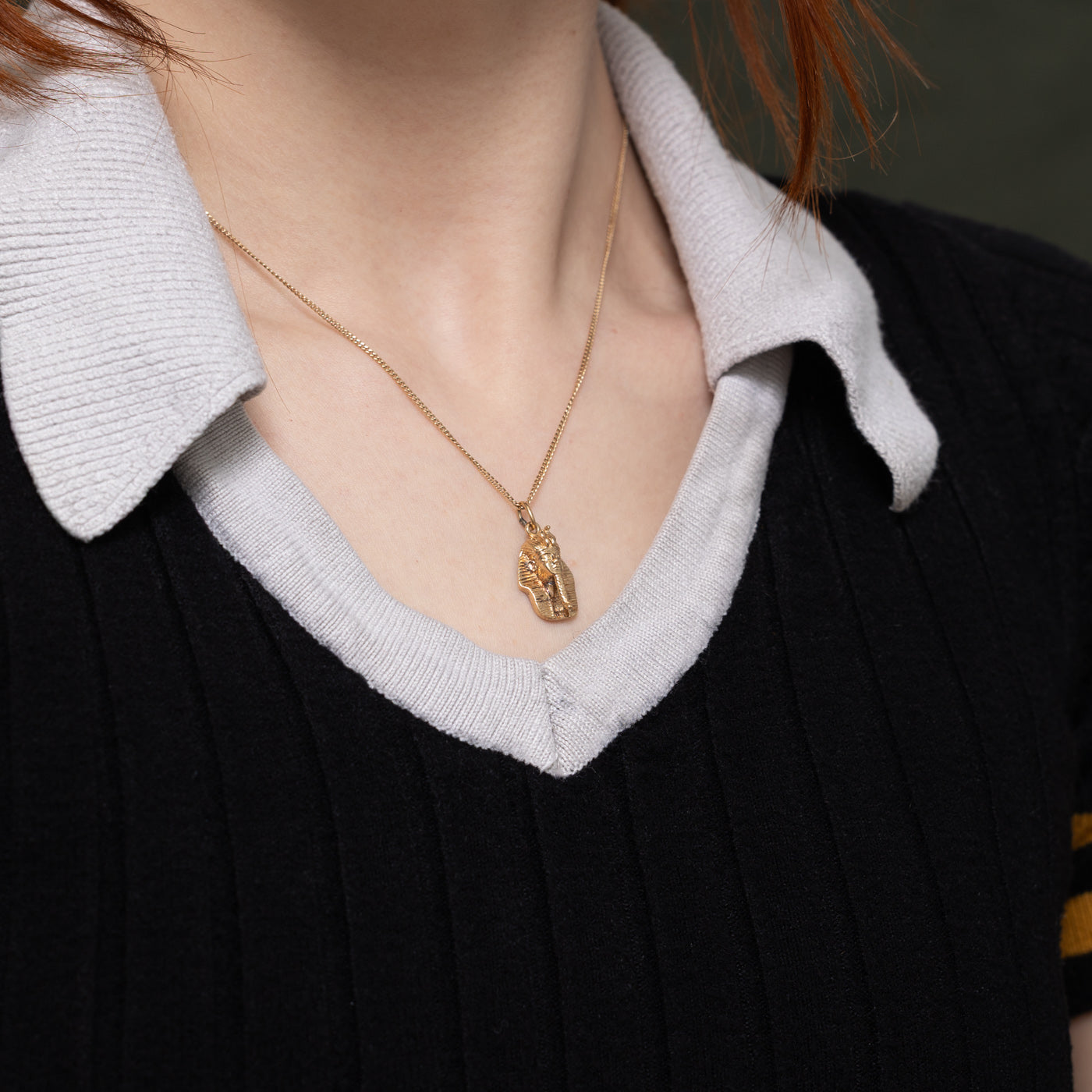 10k Yellow Gold Tutankhamun Charm