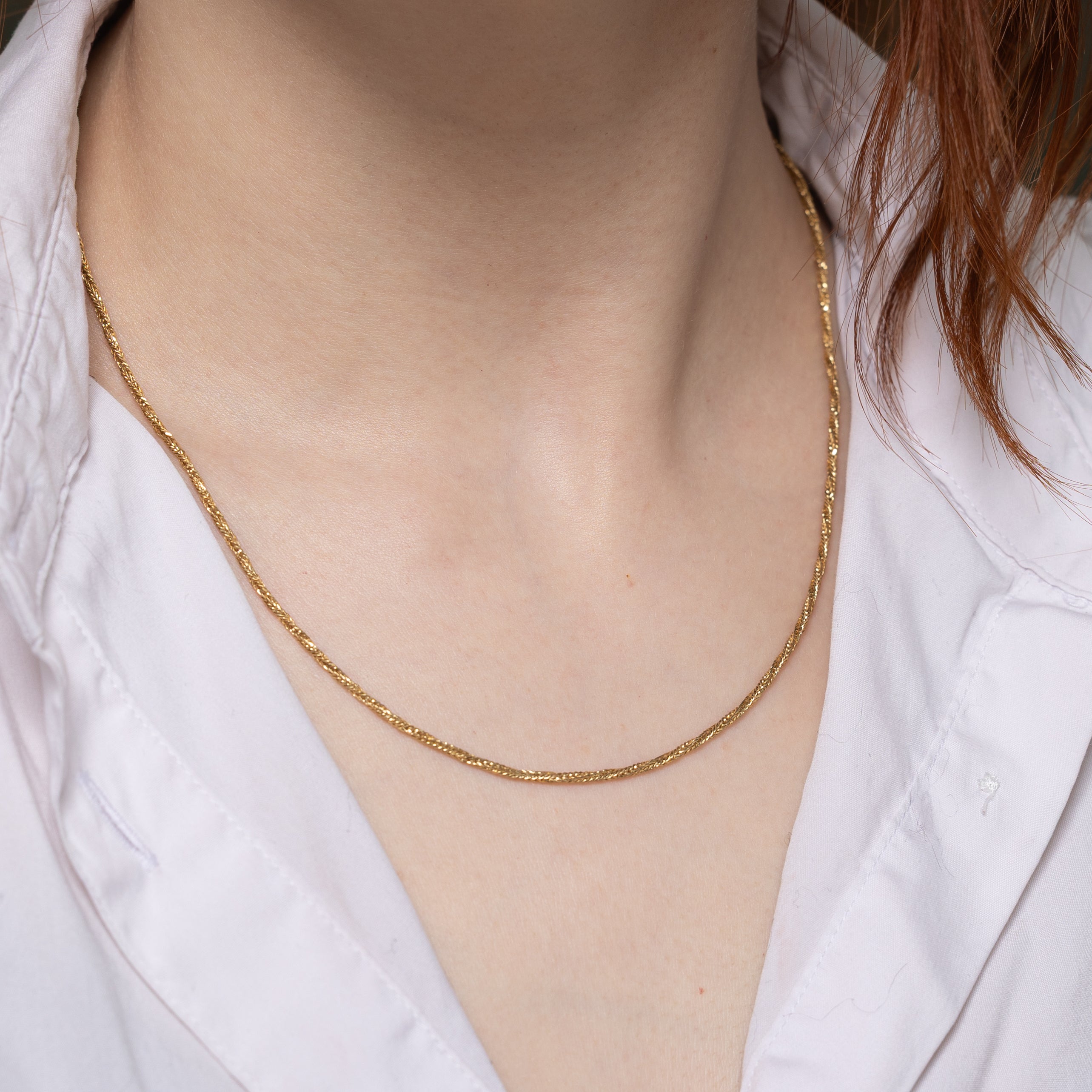 14k Yellow Gold Rope Chain | 18"