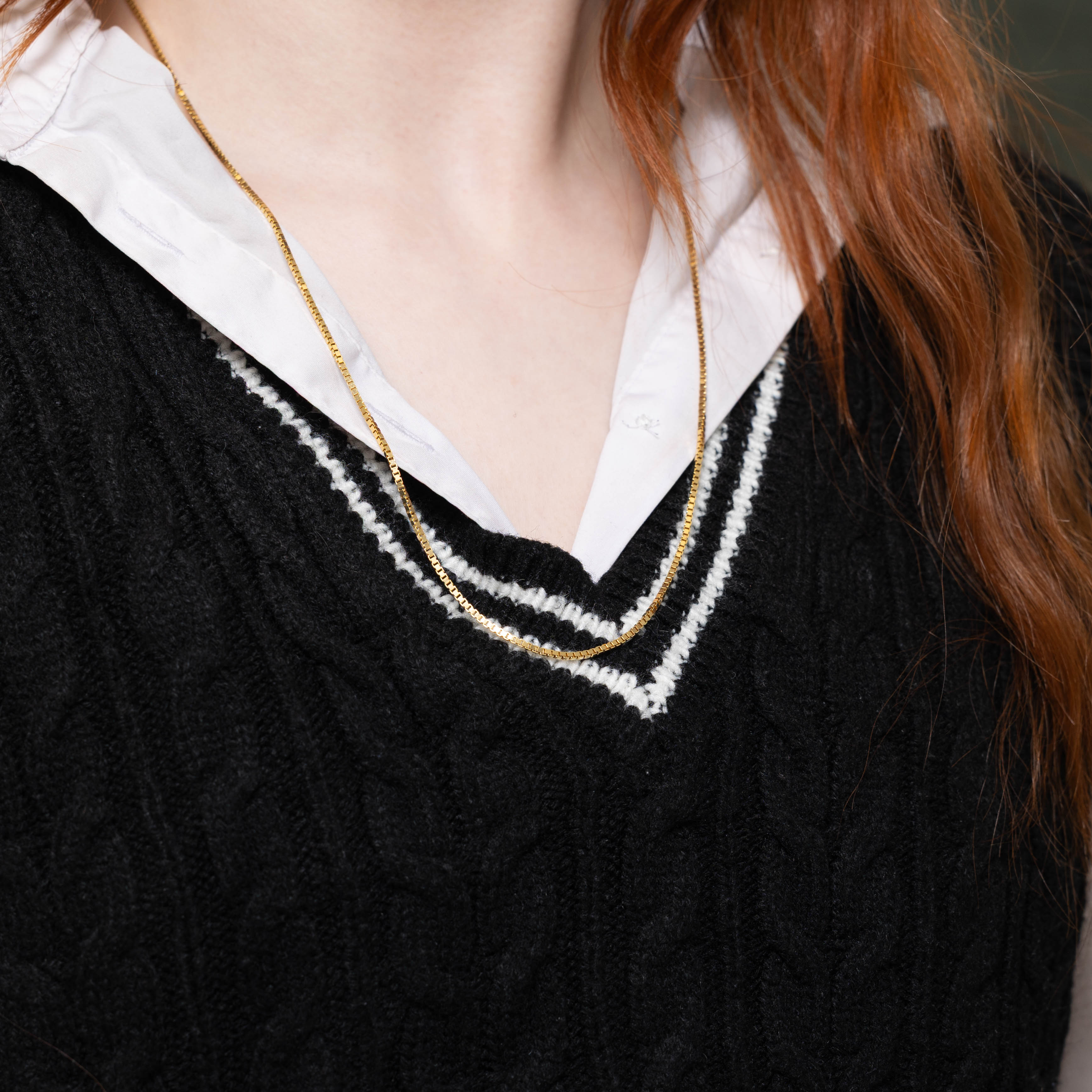 10k Box Link Chain | 23” | 1.5mm