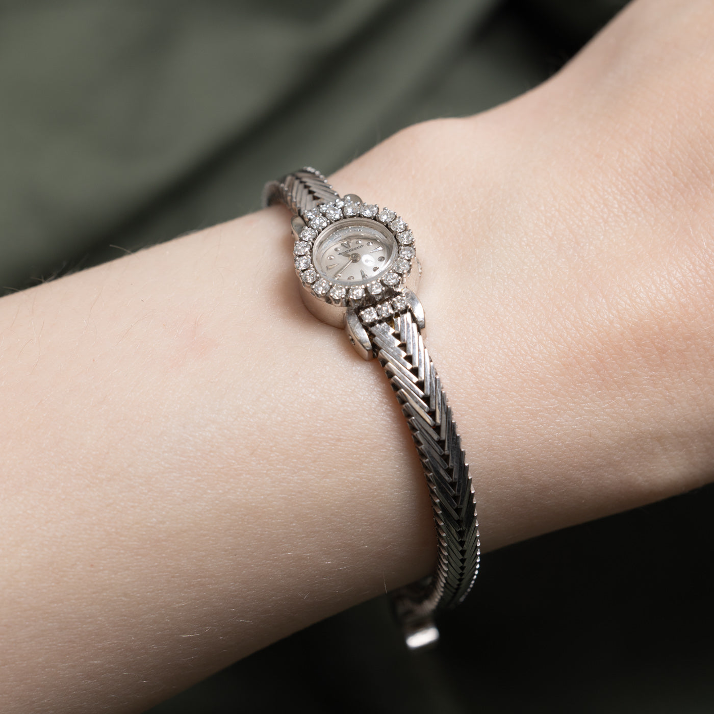 'Jaeger Le Coultre' Diamond Halo Watch | 0.48ctw | 6"