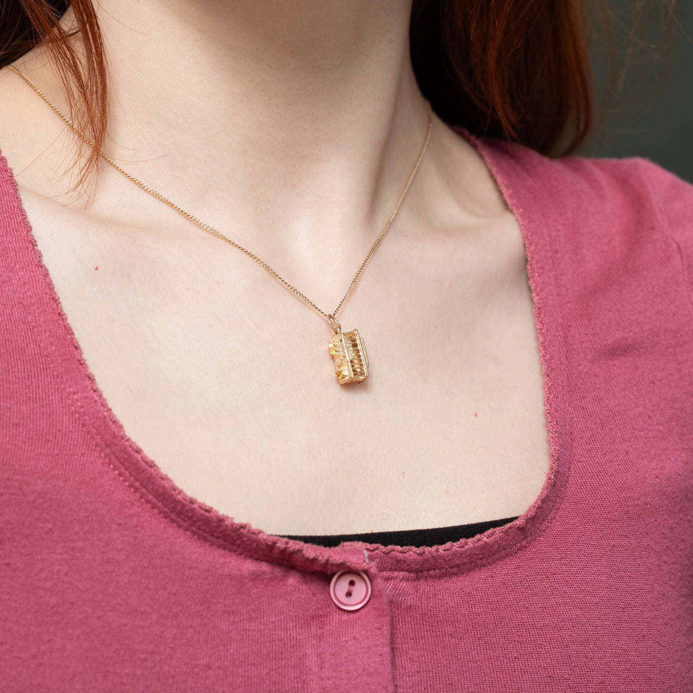 14k Yellow Gold San Francisco Cable Car Charm