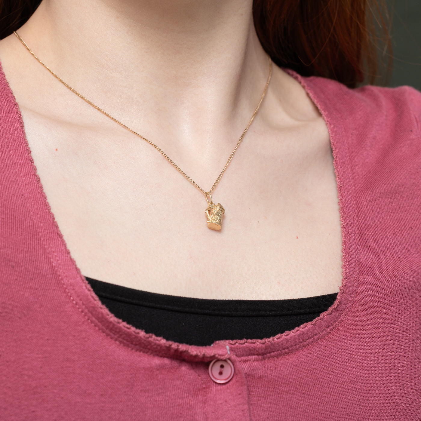 10k Yellow Gold Beer Stein Charm