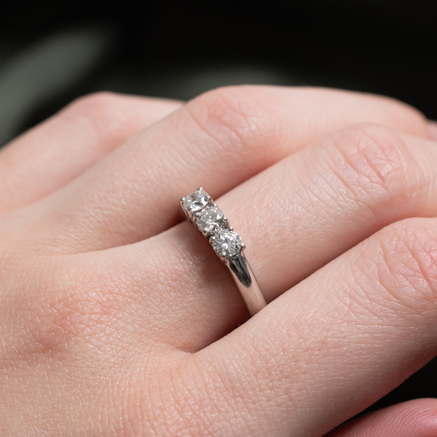 Three Stone Diamond Ring | 0.2ctw | SZ 6.5 |