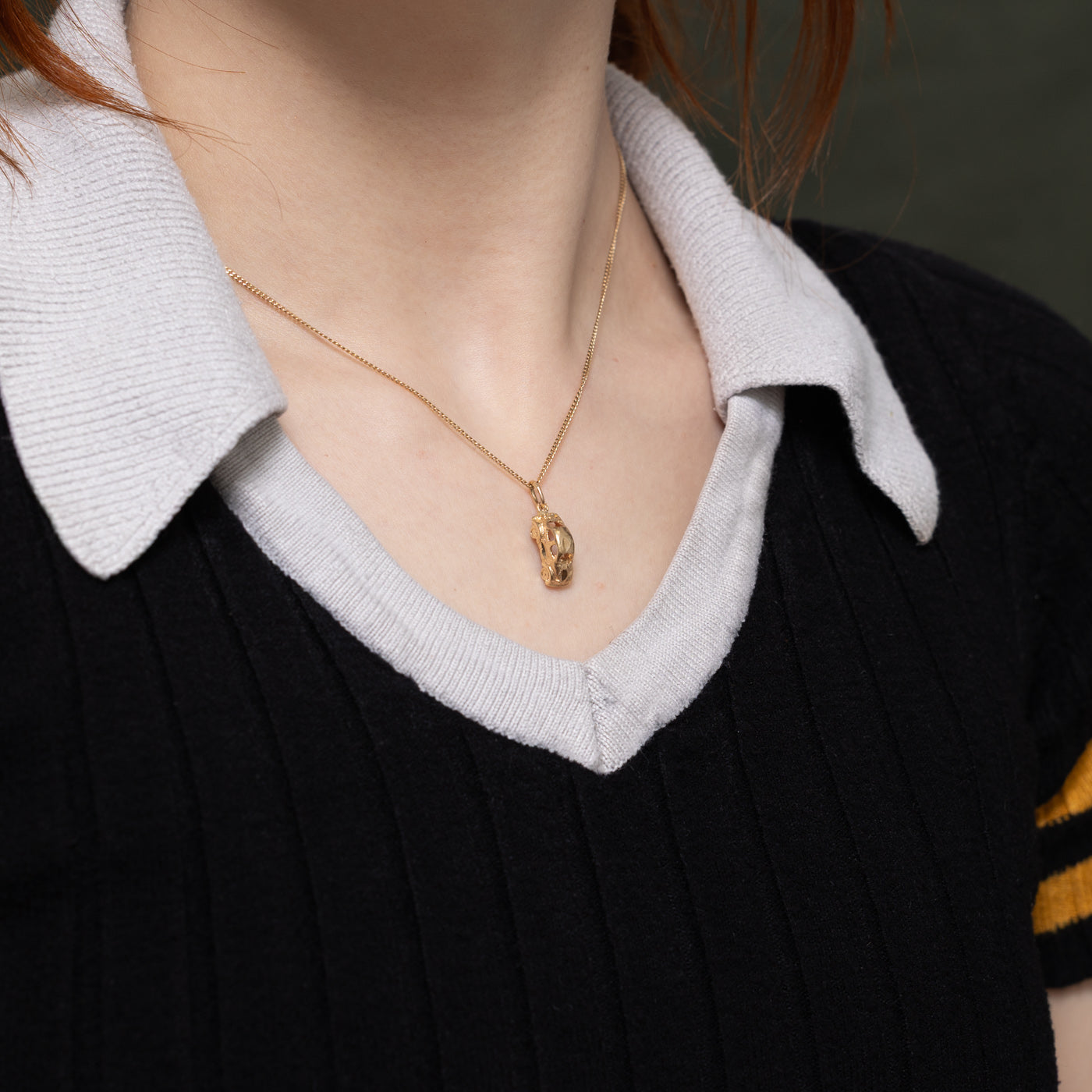 14k Yellow Gold Volkswagen Beetle Charm