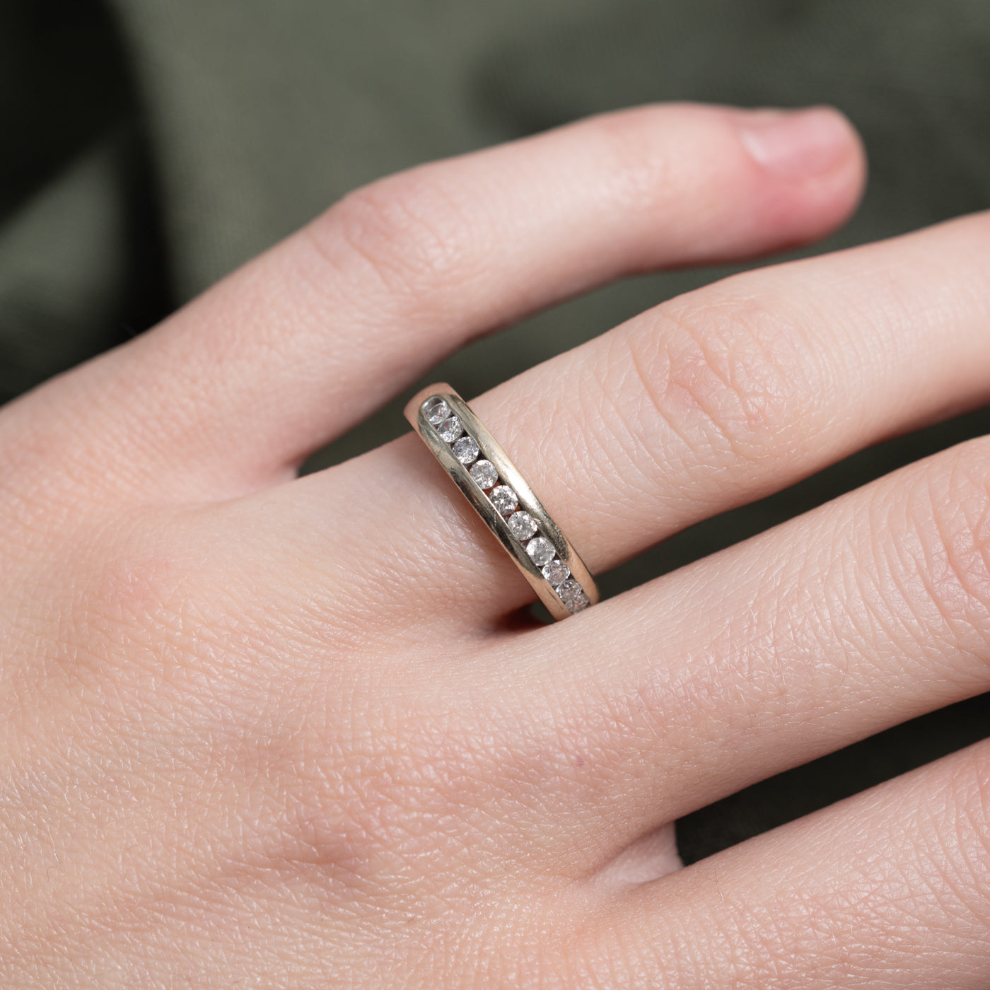 Channel Set Semi Eternity Diamond Band | 0.3ctw | SZ 5.0 |