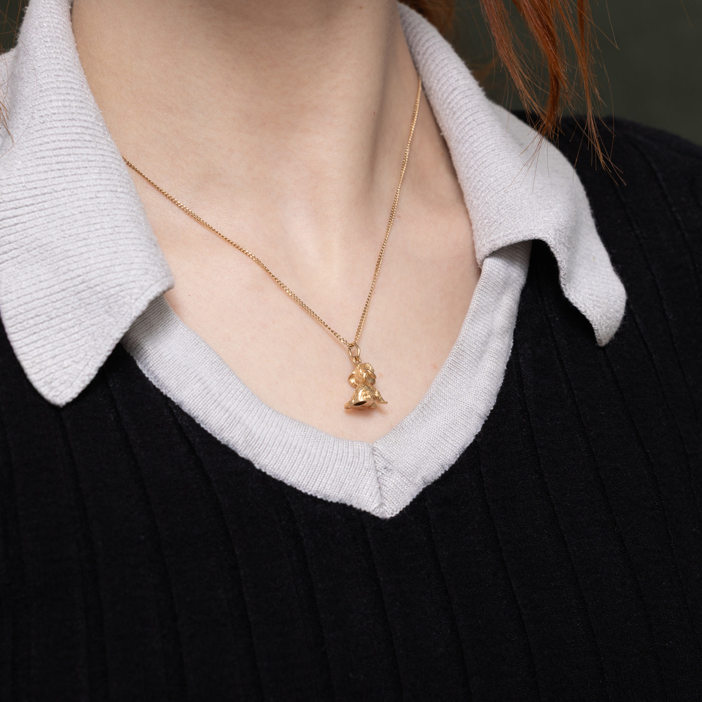 10k Yellow Gold Puppy Charm