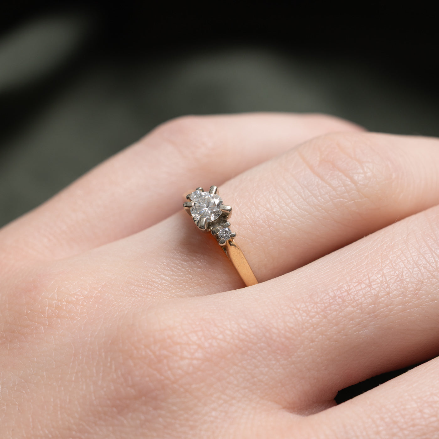 'Birks' Three Stone Diamond Ring | 0.29ct, 0.04ctw | SZ 5.0 |