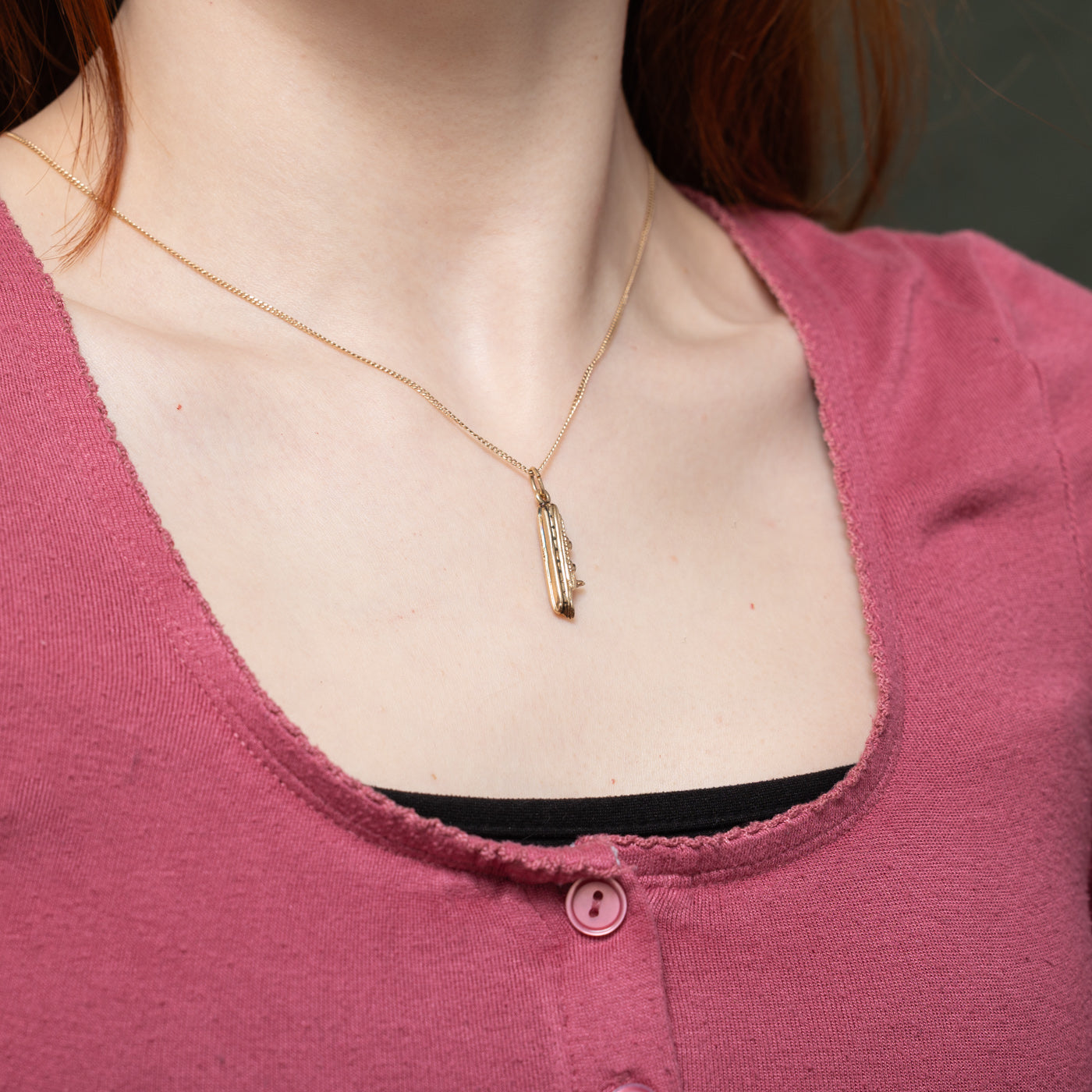 10k Yellow Gold Cruise Ship Charm