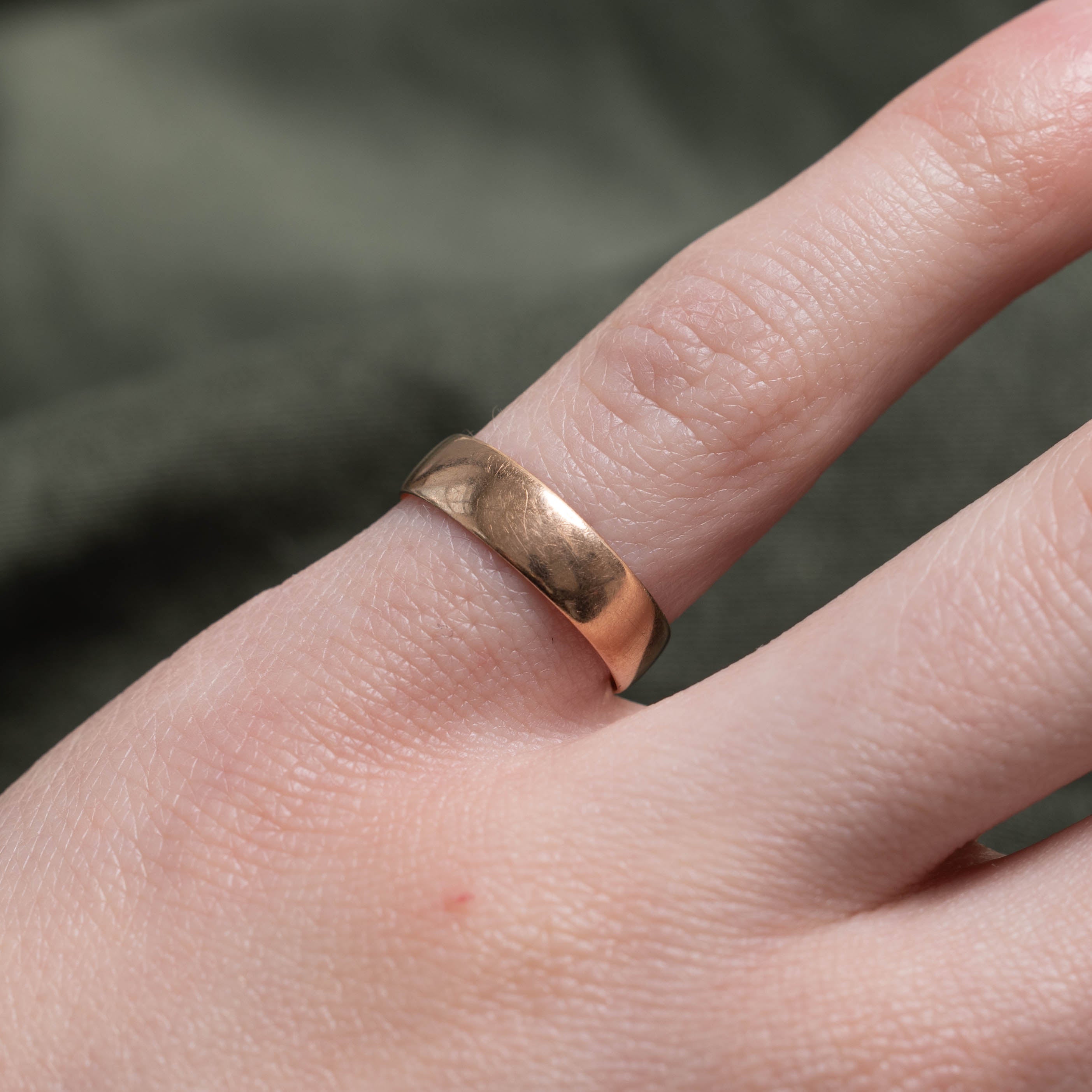 1910 Birmingham UK Rose Gold Band | 4.40mm | SZ 5