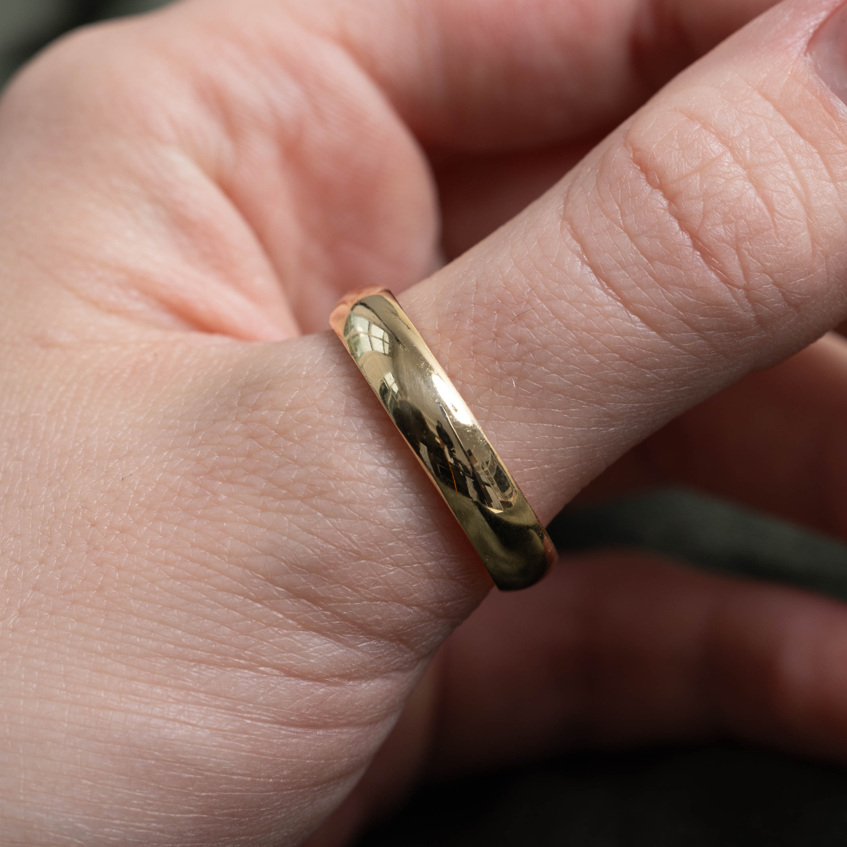 18k Yellow Gold Plain Band | 5.00mm | SZ 11